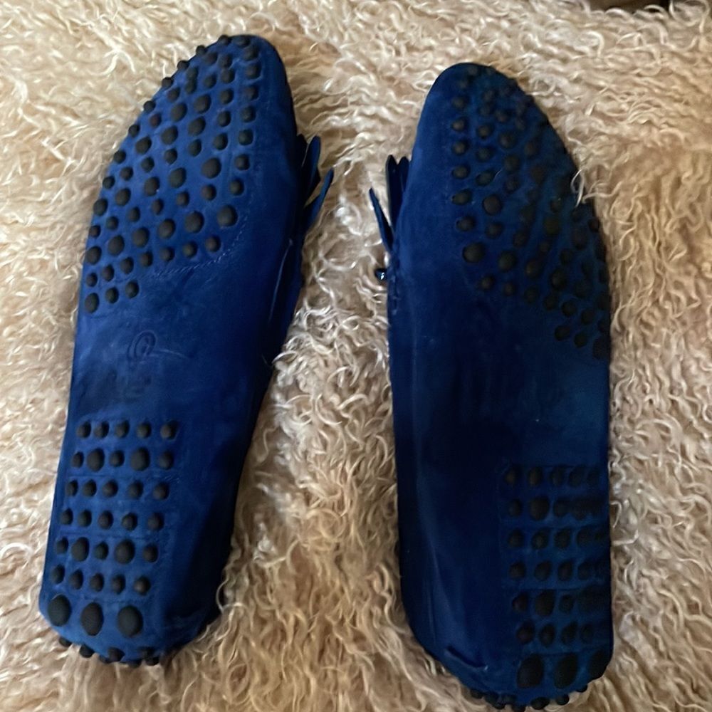 M. Gemi Fringe Driver Loafers in Navy Size 38/8 NWOB - Picture 6 of 6